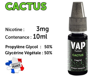 E-liquide VAP NATION le blond 3 mg/ml de nicotine
