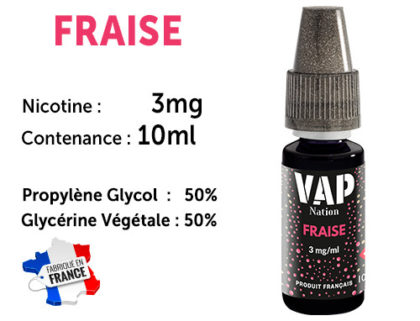 E-liquide VAP NATION citron 3 mg/ml de nicotine