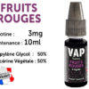 E-liquide VAP NATION fraise 3 mg/ml de nicotine