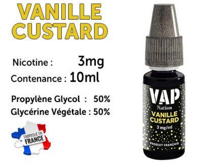 E-liquide VAP NATION noisette 3 mg/ml de nicotine