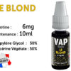 Vap Nation le blond 6mg/ml de nicotine.