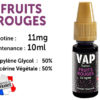E-liquide Vap Nation fraise 11mg/ml de nicotine