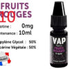 E-liquide VAP NATION fruits rouges 0 de nicotine
