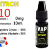 E-liquide VAP NATION citron 0 de nicotine