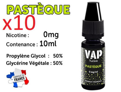 E-liquide VAP NATION pastèque 0 de nicotine