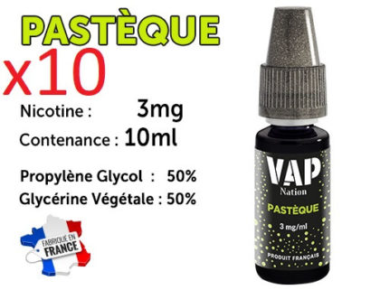 E-liquide VAP NATION pastèque 3 mg/ml de nicotine