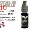 E-liquide VAP NATION corne de gazelle 3 mg/ml de nicotine