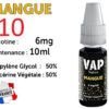 Vap Nation mangue 6mg/ml de nicotine.