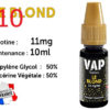 E-liquide Vap Nation le blond 11mg/ml de nicotine
