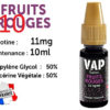 E-liquide Vap Nation fruits rouges 11mg/ml de nicotine