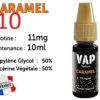 E-liquide Vap Nation caramel 11mg/ml de nicotine