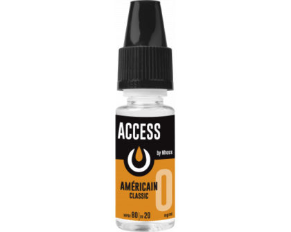 Nhoss access Americain classic 0 nicotine 80/20