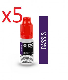 E-CG e-liquide cassis 0mg.