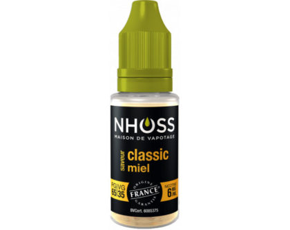 Nhoss classic miel 3mg de nicotine.