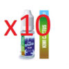 10 flacons e-liquides E-CG les givrés citron cassis 3mg/ml nicotine