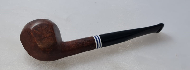 Pipe Chacom The French demi-courbe, brune noire N°6