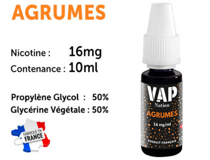 E-liquide Vap nation menthe verte 16mg/ml de nicotine