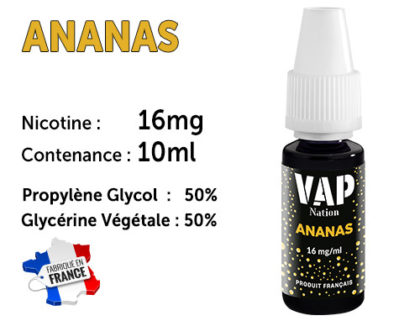 E-liquide Vap nation agrumes 16mg/ml de nicotine
