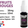 E-liquide Vap nation fraise 16mg/ml de nicotine