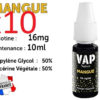 10 flacons e-liquides Vap nation groseille 16mg/ml de nicotine
