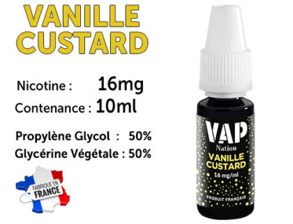 E-liquide Vap nation noisette 16mg/ml de nicotine