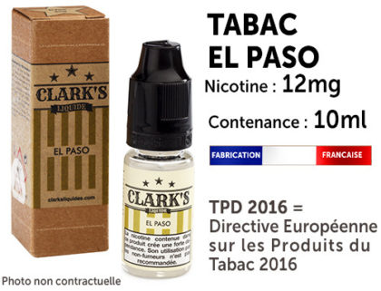 E-liquide Clark's Alaska blend 12 mg/ml de nicotine, 50/50