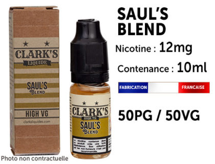 E-liquide Clark's tabac nashville12 mg/ml de nicotine, 50/50