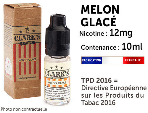 E-liquide Clark's pomme 12 mg/ml de nicotine, 50/50 E-liquide Clark's pomme 12 mg/ml de nicotine, 50/50