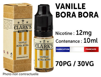 E-liquide Clark's tarte citron 12 mg/ml de nicotine, 50/50