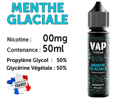 Arôme 50ml VAP NATION menthe chloro 0 de nicotine.