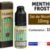 Clark's sel de nicotine menthe frost 10mg