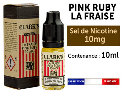 Clark's sel de nicotine pink ruby la friase 10mg