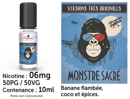 French liquide monstre sacré 3mg/ml de nicotine 50/50