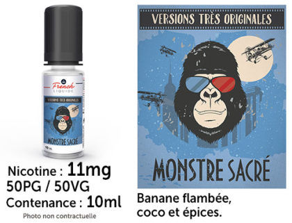 French liquide monstre sacré 6mg/ml de nicotine 50/50