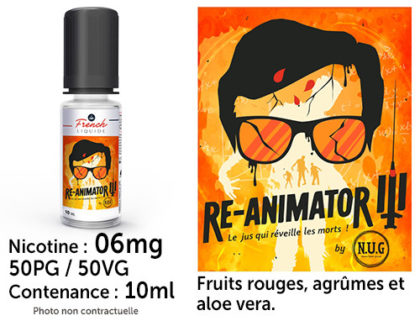 French liquide Ré-animator lii 3mg/ml de nicotine 50/50