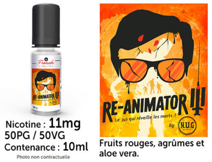 French liquide Ré-animator lii 6mg/ml de nicotine 50/50