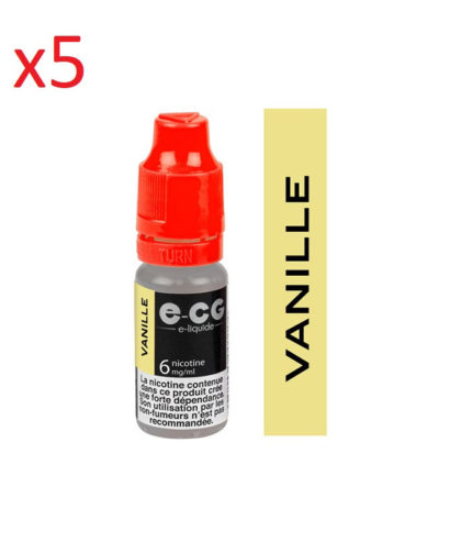 E-liquide E-CG vanille 3mg de nicotine