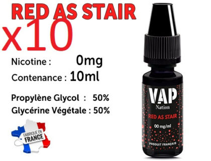 E-liquide VAP NATION red astair 0 de nicotine