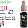 E-liquide VAP NATION mojito 3 mg/ml de nicotine