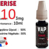 E-liquide VAP NATION cerise 3 mg/ml de nicotine