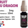 E-liquide VAP NATION fruit du dragon 3 mg/ml de nicotine