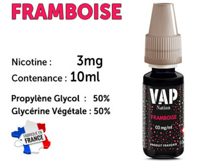 E-liquide VAP NATION fruit du dragon 3 mg/ml de nicotine