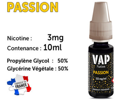 E-liquide VAP NATION mûre 3 mg/ml de nicotine