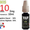E-liquide VAP NATION anis 3 mg/ml de nicotine