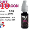 Vap Nation fruit du dragon 6mg/ml de nicotine.