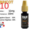E-liquide Vap Nation abricot 11mg/ml de nicotine