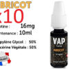 E-liquide Vap nation abricot 16mg/ml de nicotine