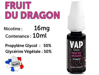 E-liquide Vap nation cerise 16mg/ml de nicotine
