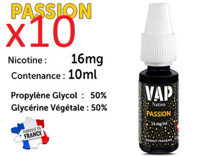 E-liquide Vap nation passion 16mg/ml de nicotine