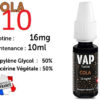 E-liquide Vap nation cola 16mg/ml de nicotine